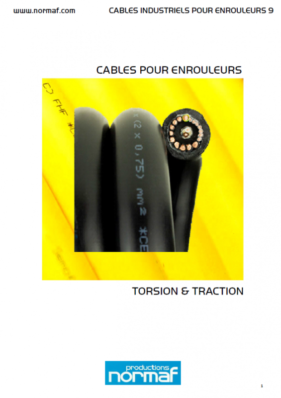 CABLES POUR ENROULEURS TORSION & TRACTION